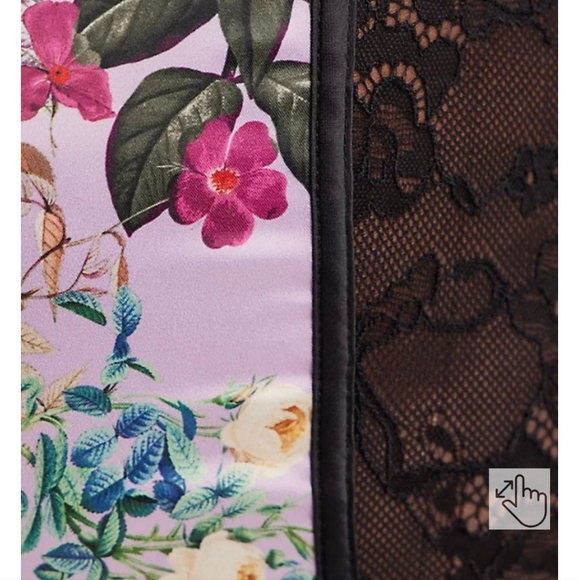 🖤Torrid Satin Lace Floral Chemise - Picture 3 of 7
